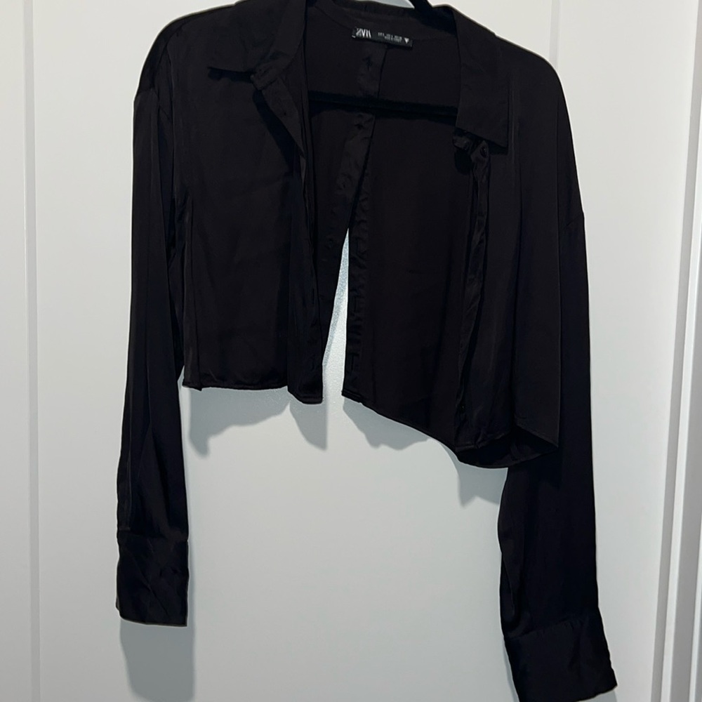 Button up Crop